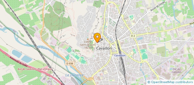 localisation de l'entreprise MAGRI A.  CAVAILLON