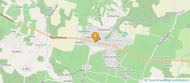 localisation de l'entreprise MAGRINE  SAINT-QUENTIN-DE-BARON