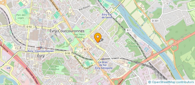 localisation de l'entreprise MAGROUP à EVRY-COURCOURONNES
