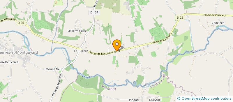 localisation de l'entreprise MAGSUN  SAINT-AUBIN-DE-CADELECH