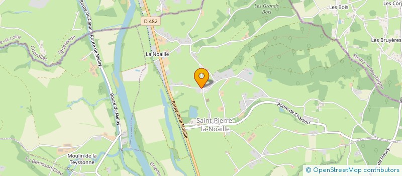 localisation de l'entreprise MAGUAL  SAINT-PIERRE-LA-NOAILLE