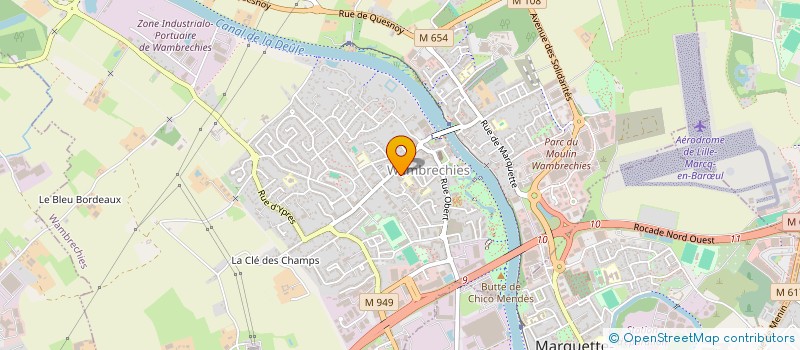 localisation de l'entreprise MAGUARKE  WAMBRECHIES