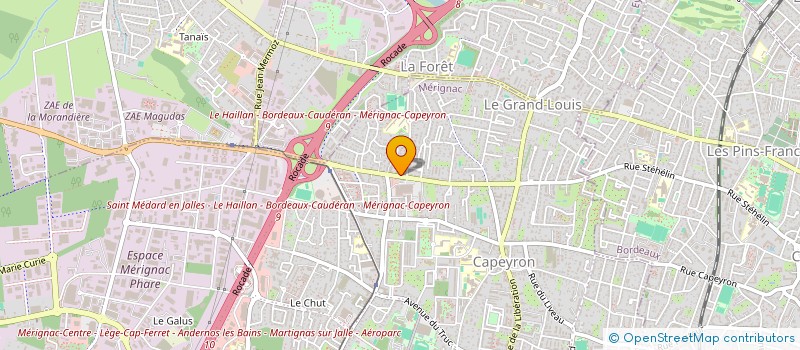 localisation de l'entreprise MAGUDAS AUTO BILAN  MERIGNAC