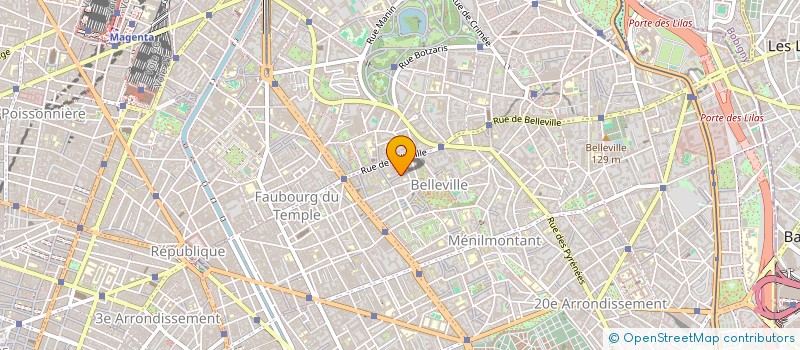 localisation de l'entreprise MAGUE CONFECTION SARL  PARIS