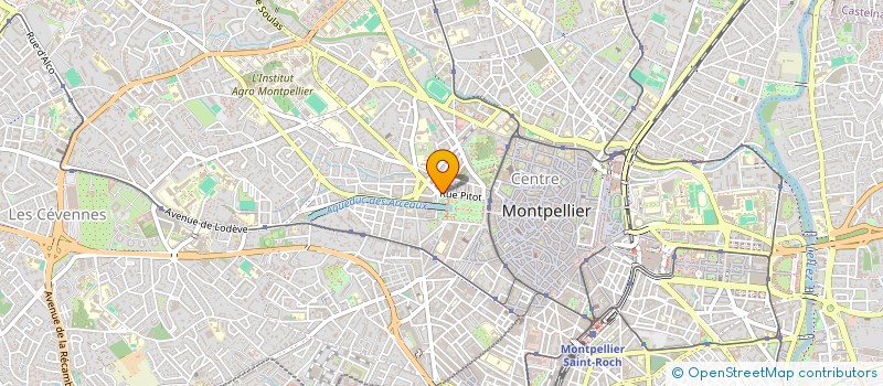 localisation de l'entreprise MAGUELONE&BERTRAND à MONTPELLIER