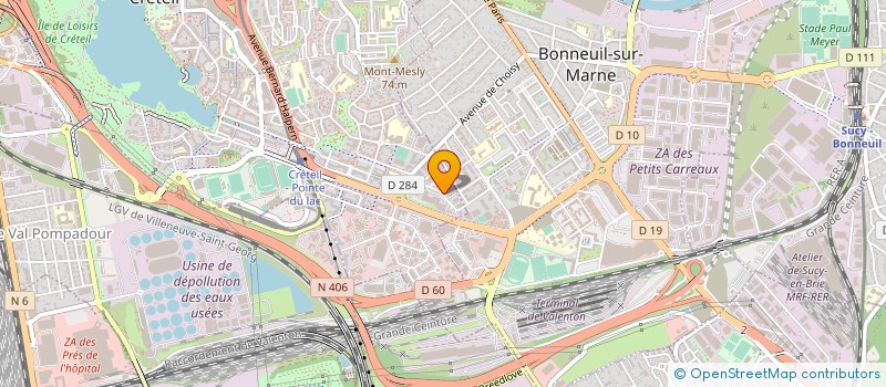 localisation de l'entreprise MAGUEN à CRETEIL