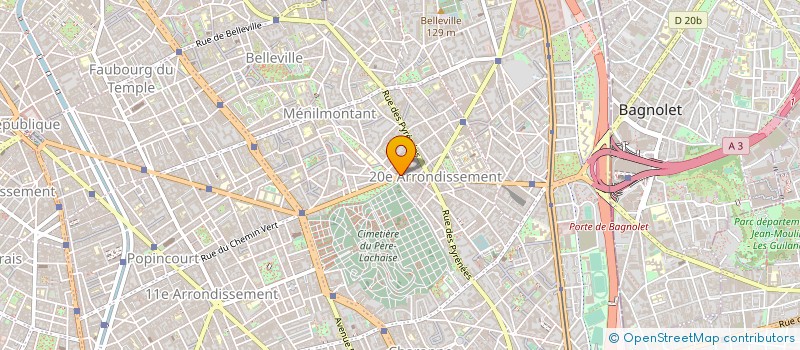 localisation de l'entreprise MAGUEN INTERNATIONAL à PARIS