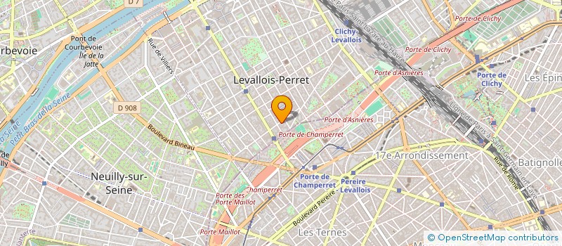 localisation de l'entreprise MAGUENANNE à LEVALLOIS-PERRET