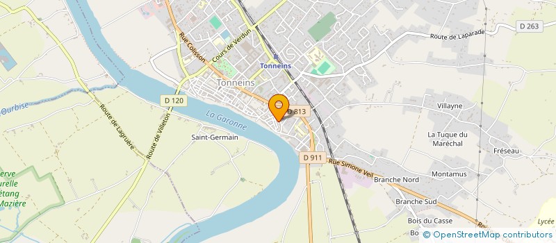 localisation de l'entreprise MAGUI  TONNEINS