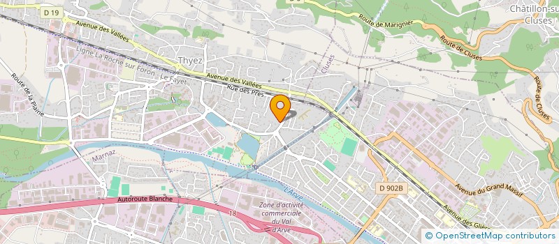 localisation de l'entreprise MAGUI  THYEZ