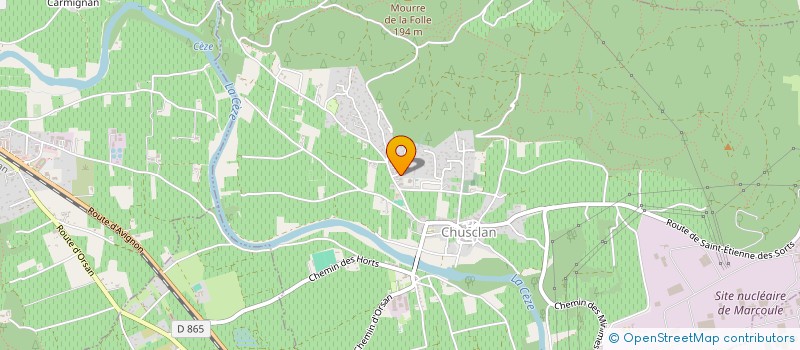 localisation de l'entreprise MAGUI  CHUSCLAN
