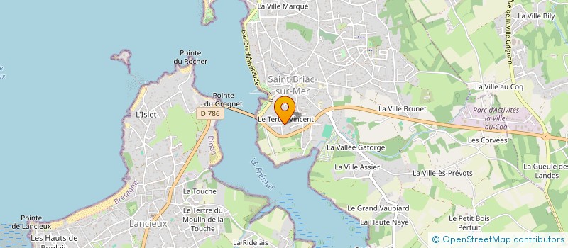 localisation de l'entreprise MAGUI  SAINT-BRIAC-SUR-MER