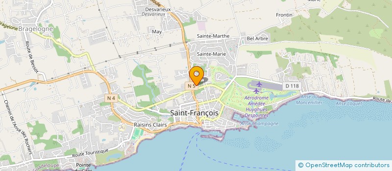localisation de l'entreprise MAGUI à SAINT-FRANCOIS