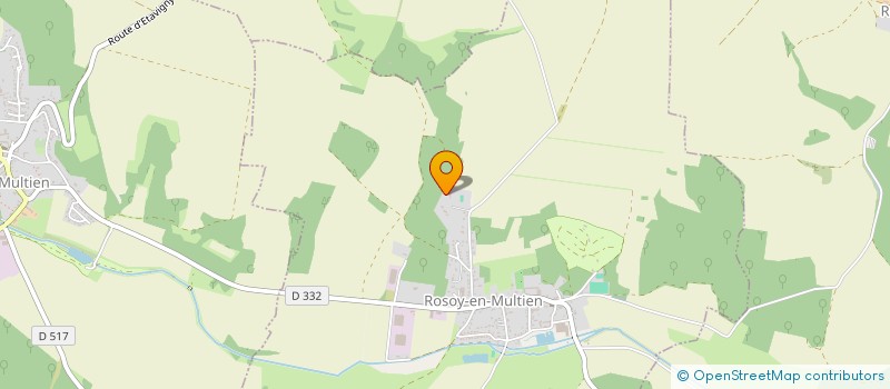 localisation de l'entreprise MAGUI  ROSOY-EN-MULTIEN