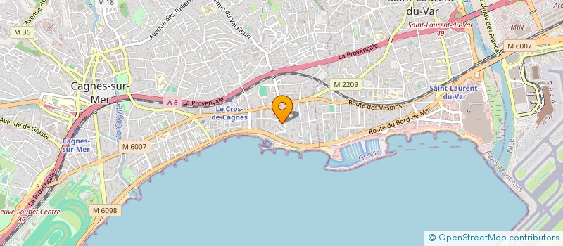 localisation de l'entreprise MAGUI CAGNES à CAGNES SUR MER
