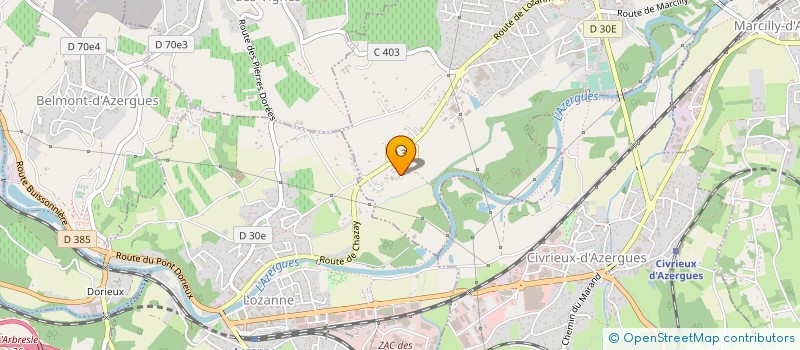 localisation de l'entreprise MAGUI & CO  CHAZAY-D'AZERGUES