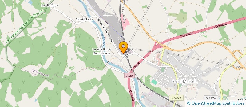 localisation de l'entreprise MAGUS à SAINT-MARCEL