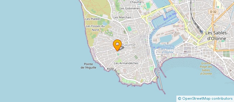 localisation de l'entreprise MAGUS à LES SABLES D'OLONNE