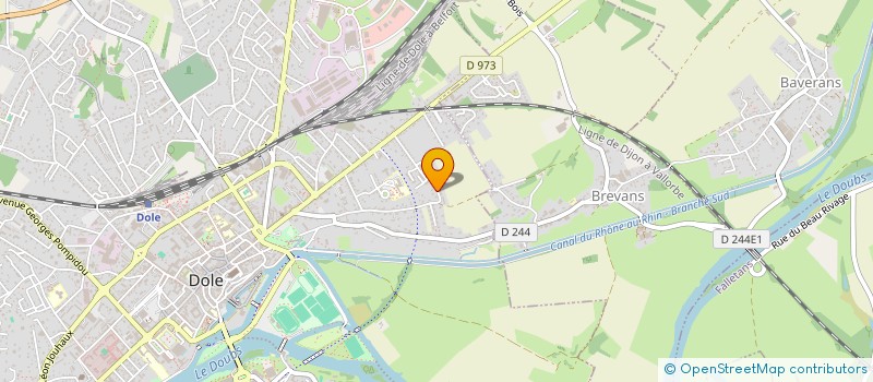 localisation de l'entreprise MAGUS LOC à DOLE
