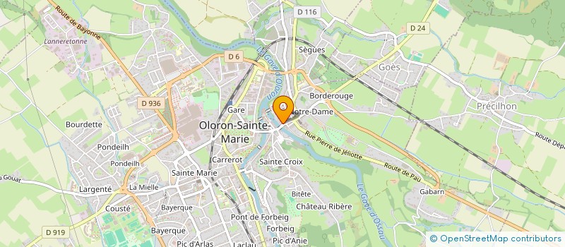 localisation de l'entreprise MAGUY  OLORON-SAINTE-MARIE