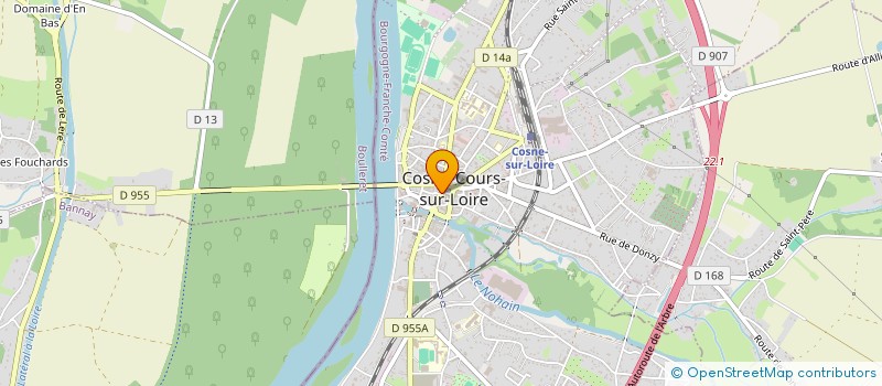 localisation de l'entreprise MAGUY à COSNE-COURS-SUR-LOIRE
