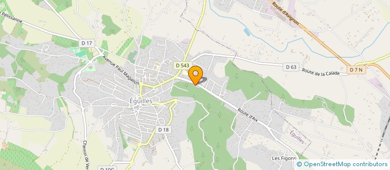 localisation de l'entreprise MAGUY  EGUILLES