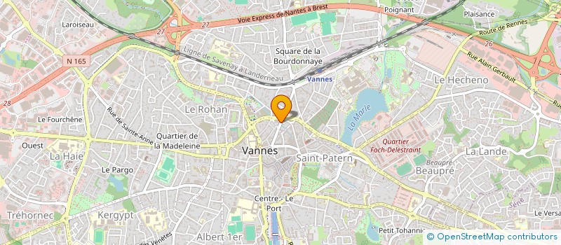 localisation de l'entreprise MAGUY LE ROHELLEC à VANNES