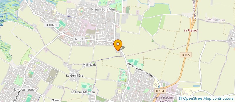 localisation de l'entreprise MAGUYRO  NIEUL-SUR-MER