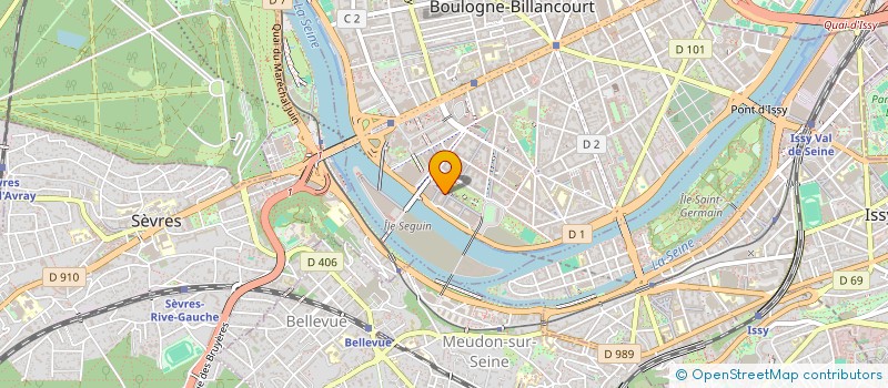 localisation de l'entreprise MAGV  BOULOGNE-BILLANCOURT