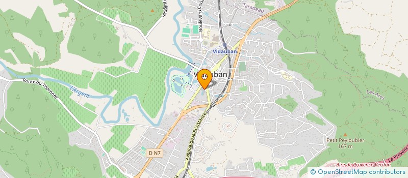 localisation de l'entreprise MAGVAL  VIDAUBAN