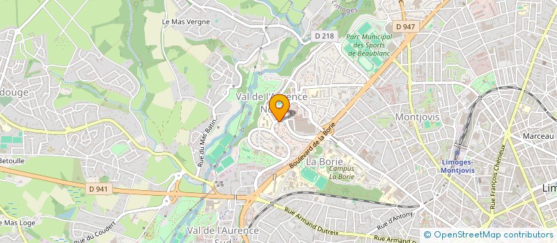localisation de l'entreprise MAGVIN à LIMOGES