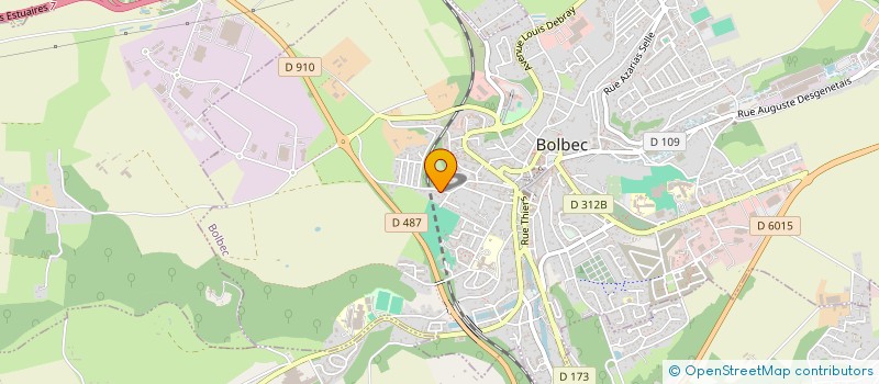 localisation de l'entreprise MAGY à BOLBEC