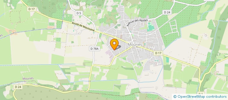 localisation de l'entreprise MAGY  MOURIES