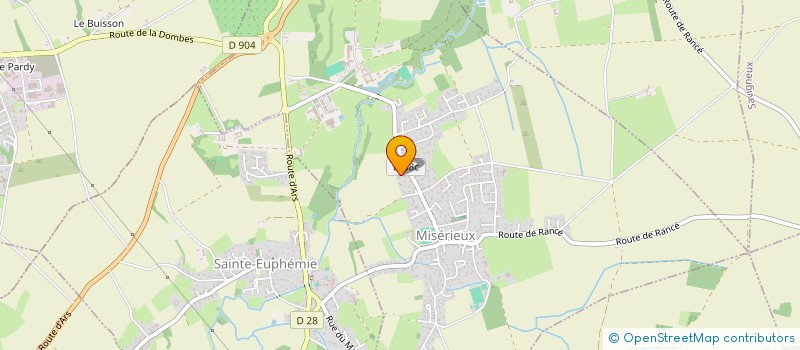 localisation de l'entreprise MAGY CONSEIL  MISERIEUX