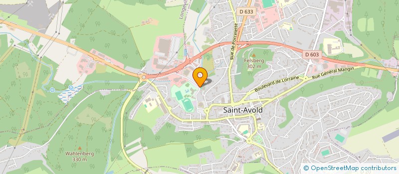 localisation de l'entreprise MAGYAR HABITAT  SAINT-AVOLD