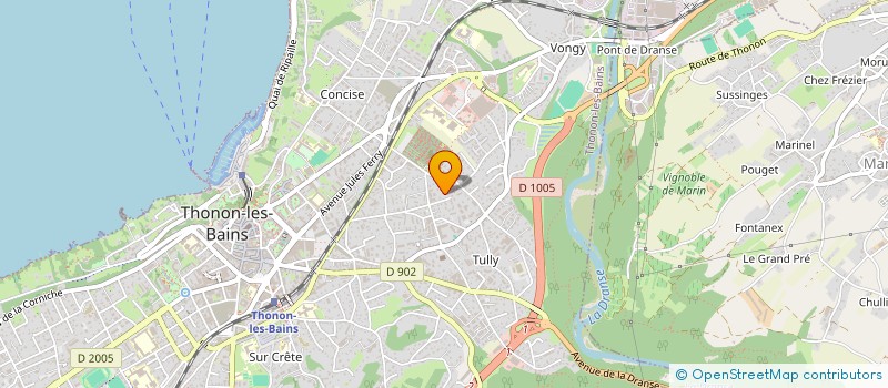 localisation de l'entreprise MAGYAR SAVOIE EUROPA à THONON-LES-BAINS