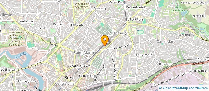 localisation de l'entreprise MAGYAS  BREST