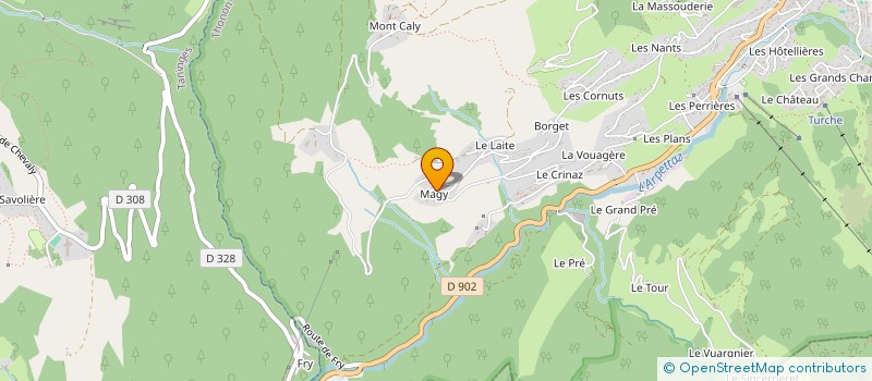 localisation de l'entreprise MAGYBER  LES GETS