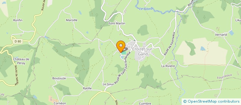 localisation de l'entreprise MAGYC INVEST  CROIZET-SUR-GAND