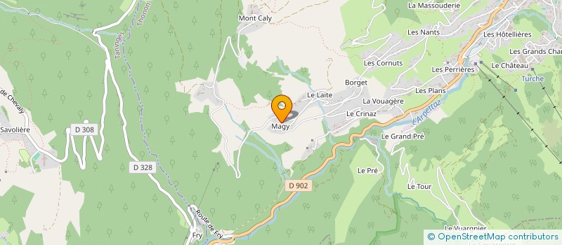 localisation de l'entreprise MAGYNAD  LES GETS