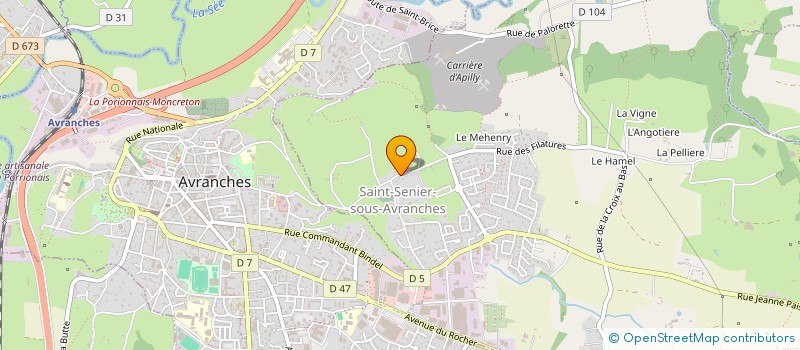 localisation de l'entreprise MAGYROSE  SAINT-SENIER-SOUS-AVRANCHES