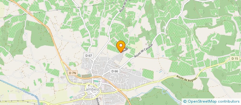 localisation de l'entreprise MAH  LAMBESC