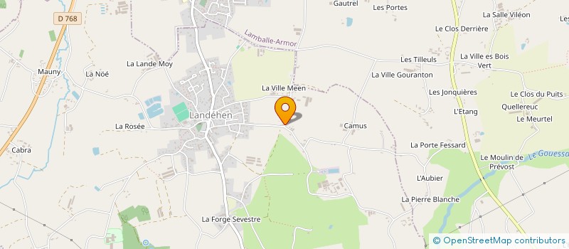 localisation de l'entreprise MAH  LANDEHEN