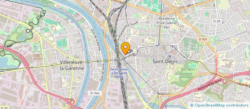 localisation de l'entreprise MAH-BAT  SAINT-DENIS