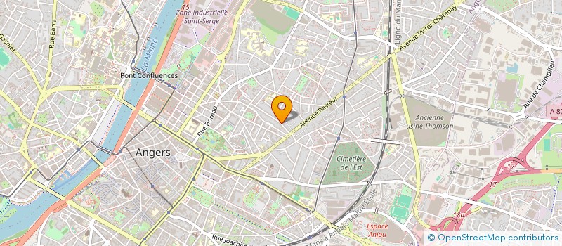 localisation de l'entreprise MAH CONSEIL à ANGERS