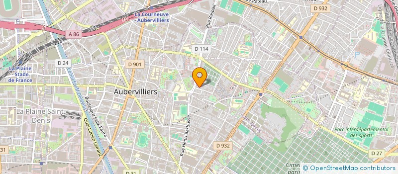 localisation de l'entreprise MAH EXPERT CONSEILS à AUBERVILLIERS