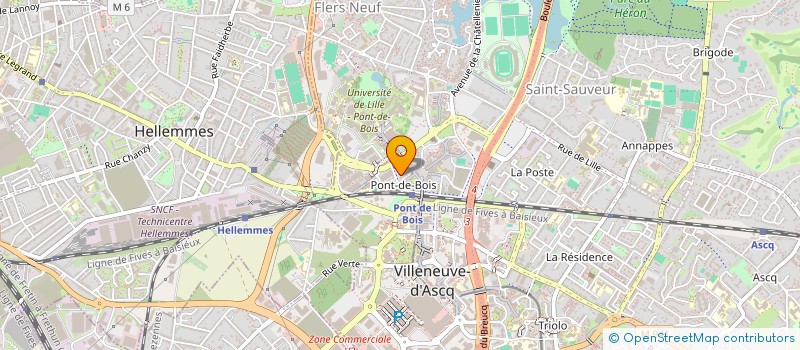 localisation de l'entreprise MAHA  VILLENEUVE-D'ASCQ