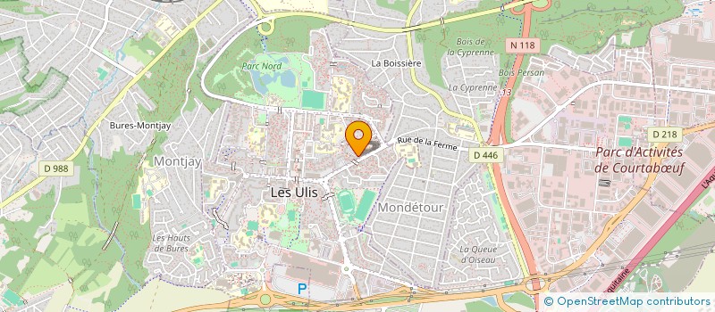 localisation de l'entreprise MAHA à LES ULIS