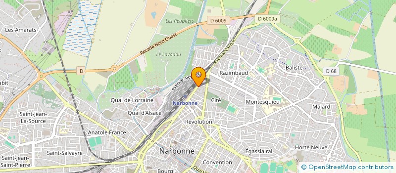 localisation de l'entreprise MAHA à NARBONNE