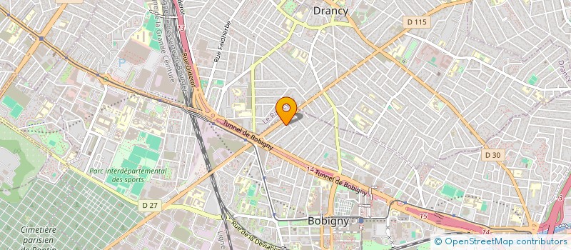 localisation de l'entreprise MAHA CLEAN  BOBIGNY